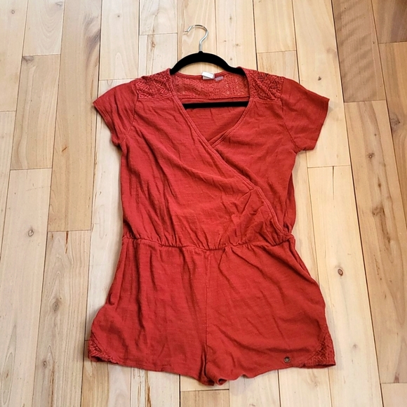 Roxy rust romper women's XS - Picture 1 of 1